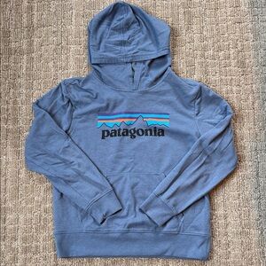 Patagonia Hoodie in Blue with Logo